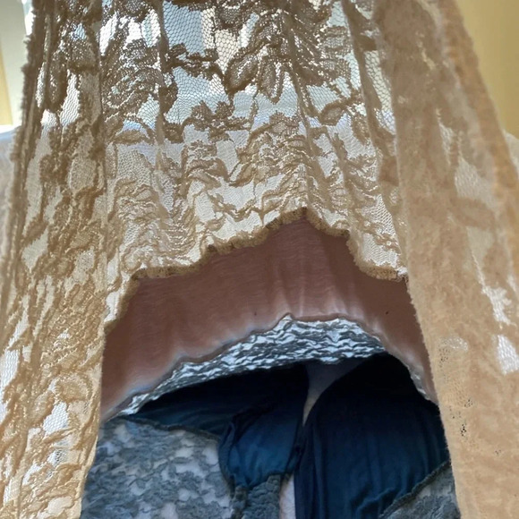 Elegant Ombre Lace Duster, lagenlook, whimsy, fairycore, cottagecore - Picture 11 of 14